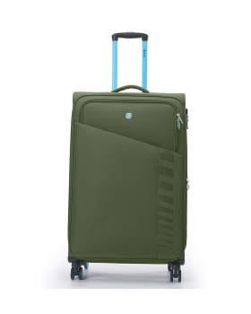 Βαλίτσα υφασμάτινη Μεγάλη DIELLE 30/70 79x48x31/34 cm Πράσινο